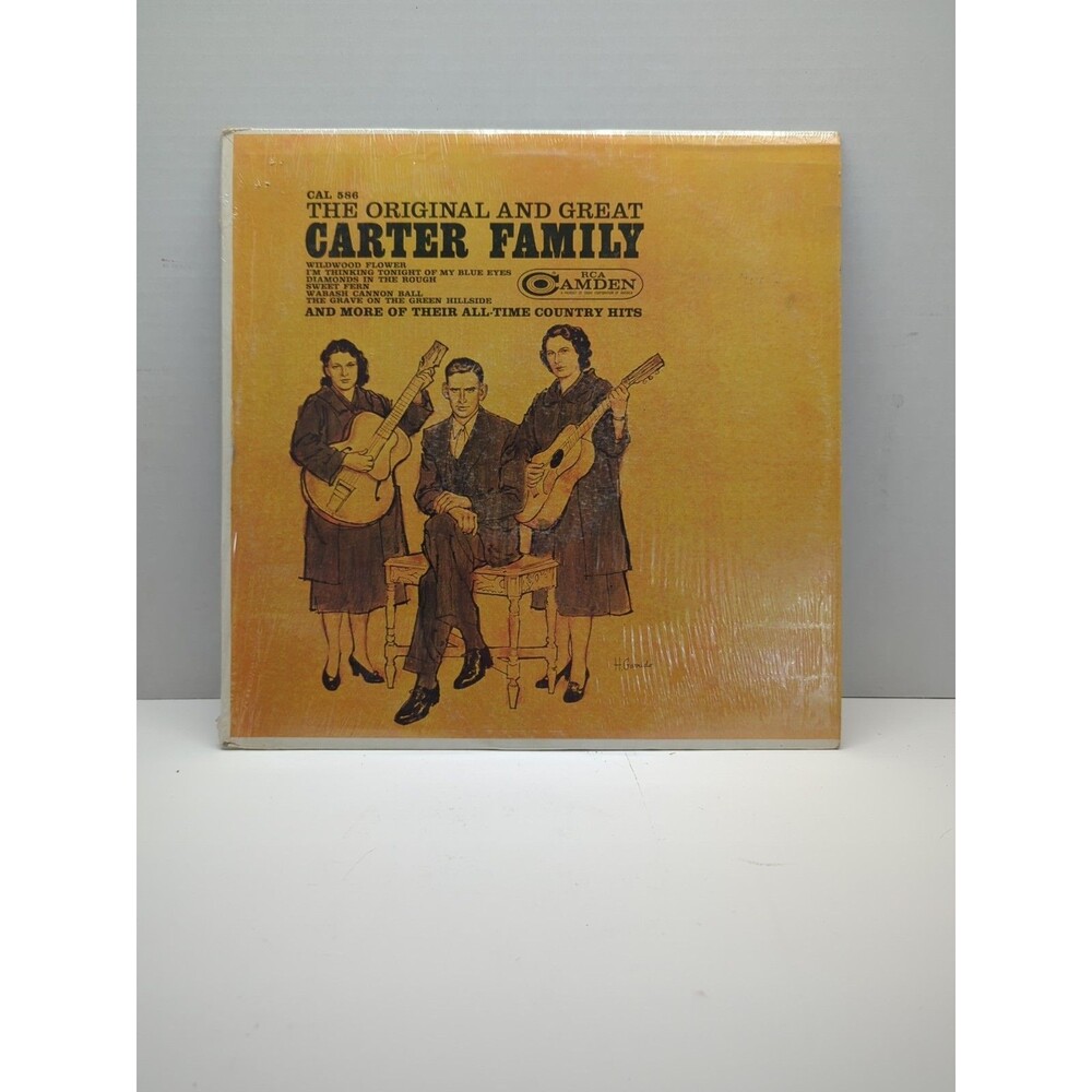 The Original And Great Carter Family LP Vinyl Record Cal-586 RCA Camden 1961
